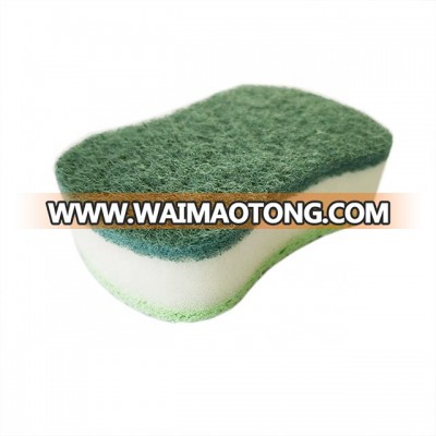 Heavy Duty Abrasive Scrubbing Pad With Cellulose Sponge PU Sponge