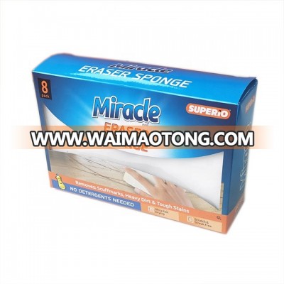 Kitchen Bathroom Cleaning High Quality White Magic Sponge Eraser Melamine Sponge